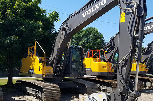 Volvo Excavators w/ Breakers